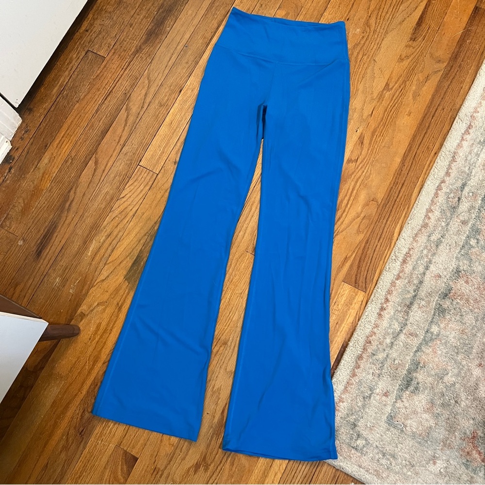Groove Nulu High-Rise Flared Blue Lululemon Leggings